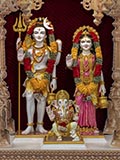 Bhagwan Shri Ram, Shri Sitaji and Shri Hanumanji